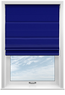 Faux Suede, Cornflower - Roman Blind